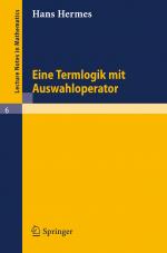 Cover-Bild Eine Termlogik mit Auswahloperator