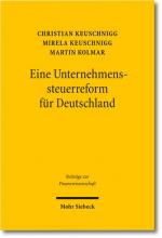 Cover-Bild Eine Unternehmenssteuerreform für Deutschland