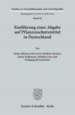 Cover-Bild Einführung einer Abgabe auf Pflanzenschutzmittel in Deutschland.