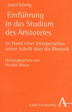 Cover-Bild Einführung in das Studium des Aristoteles