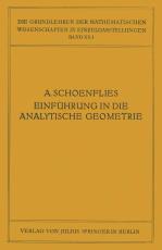 Cover-Bild Einführung in die Analytische Geometrie der Ebene und des Raumes