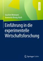 Cover-Bild Einführung in die experimentelle Wirtschaftsforschung