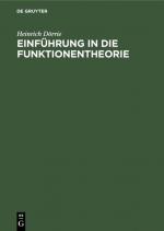 Cover-Bild Einführung in die Funktionentheorie