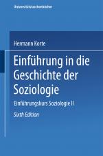 Cover-Bild Einführung in die Geschichte der Soziologie