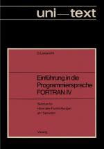 Cover-Bild Einführung in die Programmiersprache FORTRAN IV