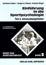 Cover-Bild Einführung in die Sportpsychologie 2