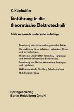 Cover-Bild Einführung in die theoretische Elektrotechnik