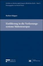 Cover-Bild Einführung in die Verfassungssysteme Südosteuropas