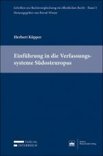 Cover-Bild Einführung in die Verfassungssysteme Südosteuropas