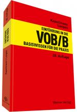 Cover-Bild Einführung in die VOB/B