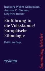Cover-Bild Einführung in die Volkskunde / Europäische Ethnologie