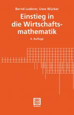 Cover-Bild Einstieg in die Wirtschaftsmathematik