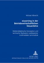 Cover-Bild eLearning in der Betriebswirtschaftlichen Steuerlehre