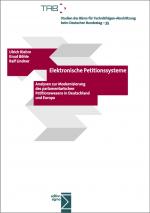 Cover-Bild Elektronische Petitionssysteme