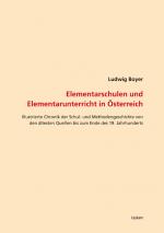 Cover-Bild Elementarschulen und Elemntarunterricht in Österreich