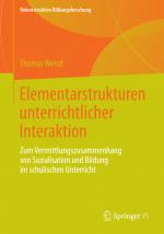 Cover-Bild Elementarstrukturen unterrichtlicher Interaktion