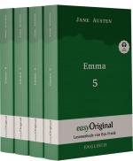 Cover-Bild Emma - Teile 5-8 (Buch + 4 MP3 Audio-CDs) - Lesemethode von Ilya Frank - Zweisprachige Ausgabe Englisch-Deutsch