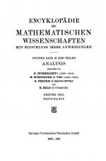 Cover-Bild Encyklopädie der Mathematischen Wissenschaften mit Einschluss ihrer Anwendungen