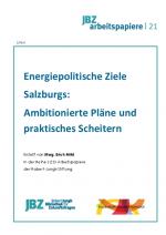 Cover-Bild Energiepolitische Ziele Salzburgs
