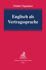 Cover-Bild Englisch als Vertragssprache