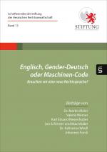 Cover-Bild Englisch, Gender-Deutsch oder Maschinen-Code