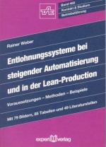 Cover-Bild Entlohnungssysteme bei steigender Automatisierung und in der Lean-Production