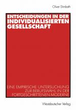 Cover-Bild Entscheidungen in der individualisierten Gesellschaft