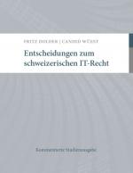 Cover-Bild Entscheidungen zum schweizerischen IT-Recht