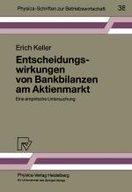 Cover-Bild Entscheidungswirkungen von Bankbilanzen am Aktienmarkt