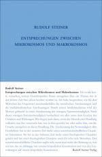 Cover-Bild Entsprechungen zwischen Mikrokosmos und Makrokosmos
