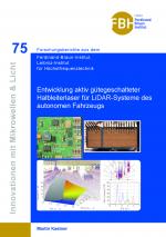 Cover-Bild Entwicklung aktiv gütegeschalteter Halbleiterlaser für LiDAR-Systeme des autonomen Fahrzeugs