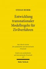 Cover-Bild Entwicklung transnationaler Modellregeln für Zivilverfahren