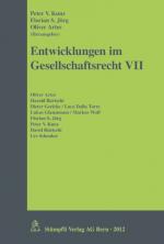 Cover-Bild Entwicklungen im Gesellschaftsrecht VII