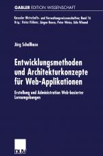 Cover-Bild Entwicklungsmethoden und Architekturkonzepte für Web-Applikationen