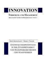 Cover-Bild Entwicklungspotentiale in der Zusammenarbeit von Handwerksbetrieben und Stadtwerken