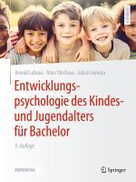 Cover-Bild Entwicklungspsychologie des Kindes- und Jugendalters für Bachelor