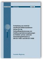 Cover-Bild Erarbeitung von materialspezifischen Widerstandskennwerten für die Verbundfugenbemessung von Stahlfaserspritzbetonergänzungen im Hinblick auf das nationale Anwendungsdokument zu DIN EN 14487 und DIN EN 14488. Abschlussbericht