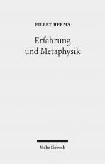 Cover-Bild Erfahrung und Metaphysik