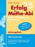 Cover-Bild Erfolg im Mathe-Abi 2025, 208 Lernkarten Leistungsfach Allgemeinbildendes Gymnasium Baden-Württemberg