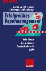 Cover-Bild Erfolgreiches Depotmanagement