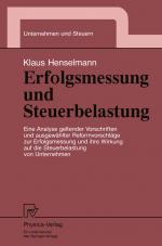 Cover-Bild Erfolgsmessung und Steuerbelastung