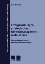 Cover-Bild Erfolgswirkungen strategischer Umweltmanagementmaßnahmen