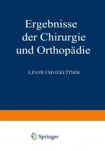 Cover-Bild Ergebnisse der Chirurgie und Orthopädie