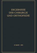 Cover-Bild Ergebnisse der Chirurgie und Orthopädie