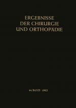 Cover-Bild Ergebnisse der Chirurgie und Orthopädie