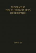 Cover-Bild Ergebnisse der Chirurgie und Orthopädie