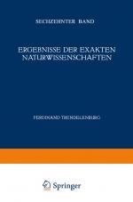 Cover-Bild Ergebnisse der Exakten Naturwissenschaften