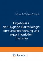 Cover-Bild Ergebnisse der Hygiene Bakteriologie Immunitätsforschung und experimentellen Therapie