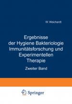 Cover-Bild Ergebnisse der Hygiene Bakteriologie Immunitätsforschung und Experimentellen Therapie