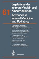 Cover-Bild Ergebnisse der Inneren Medizin und Kinderheilkunde / Advances in Internal Medicine and Pediatrics